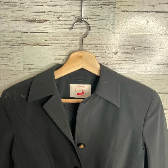 Monki bright black gold button blazer size 36 - Picture 5 of 10